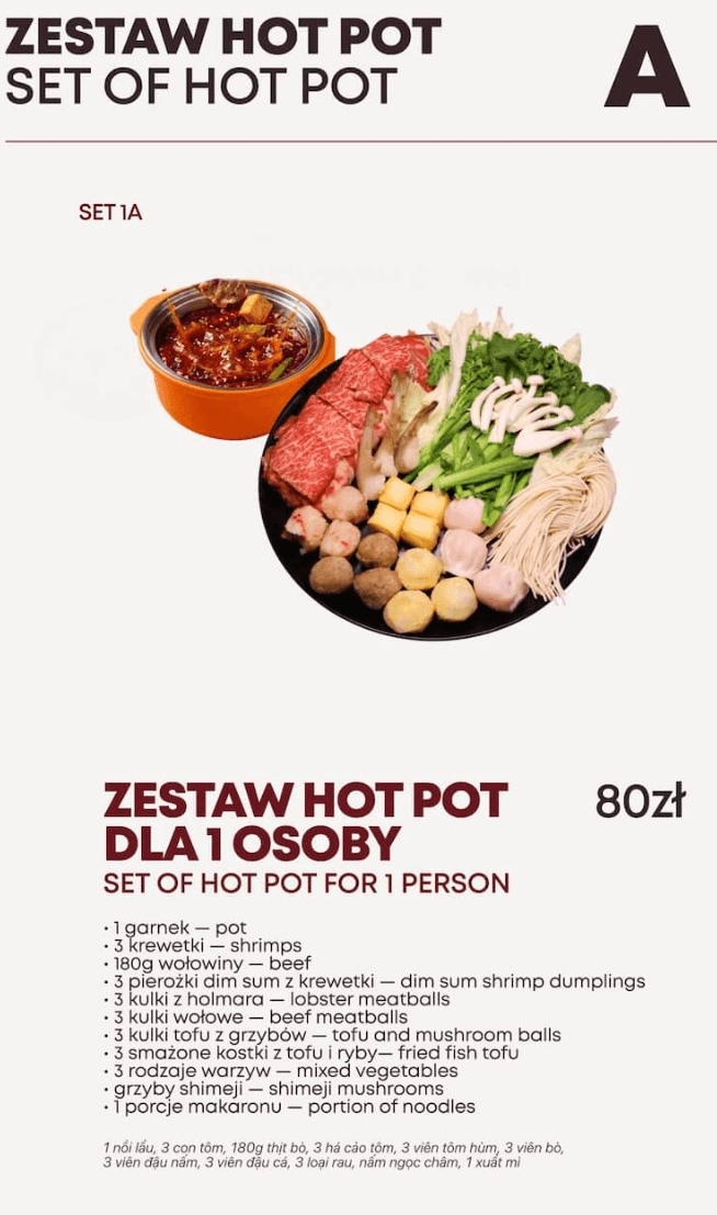 Zestaw hot pot mobile 19