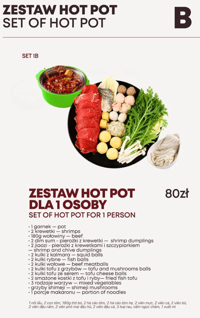 Zestaw hot pot mobile 23