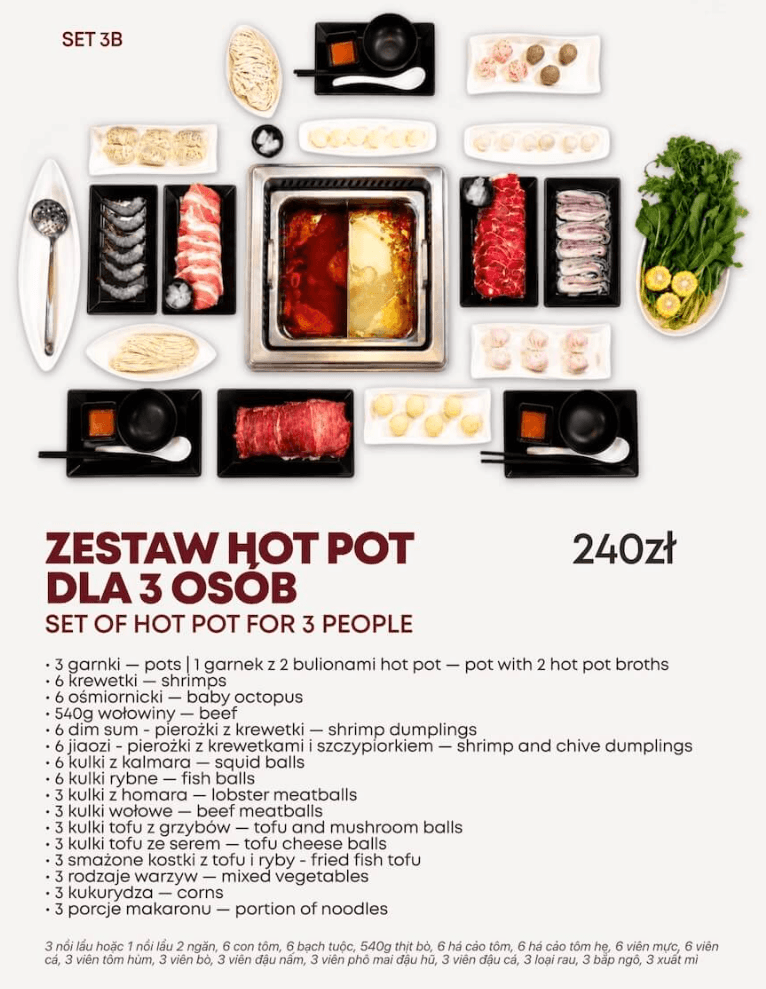 Zestaw hot pot mobile 25