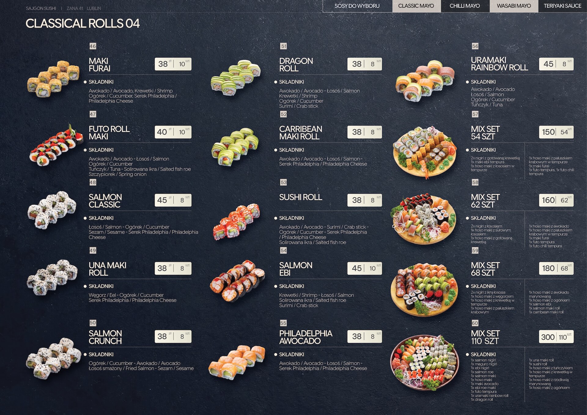 Danie sushi 4