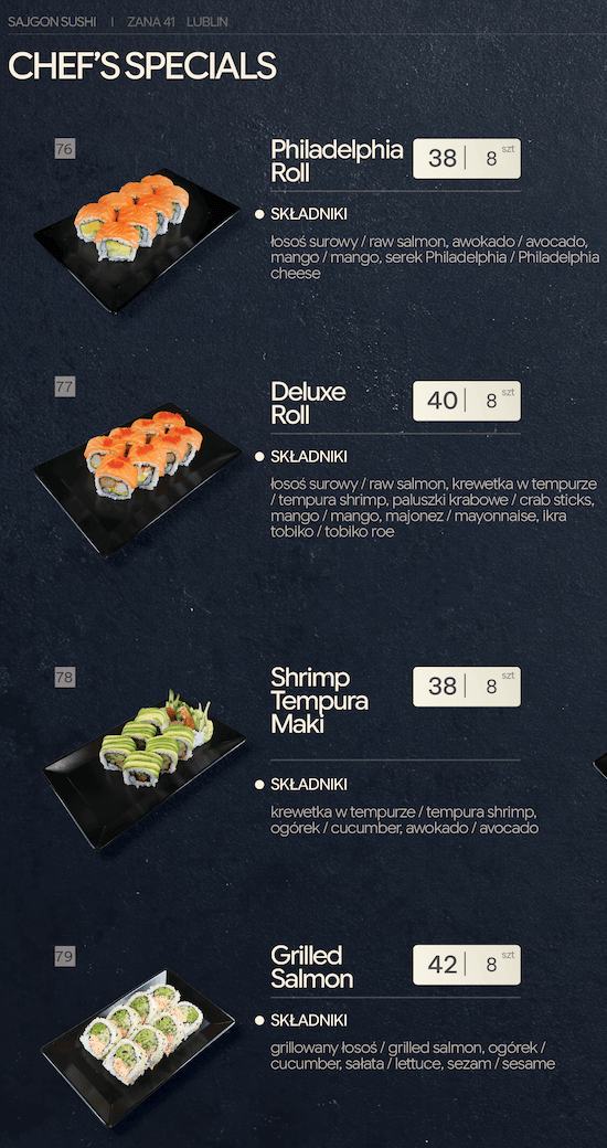 Danie sushi 16