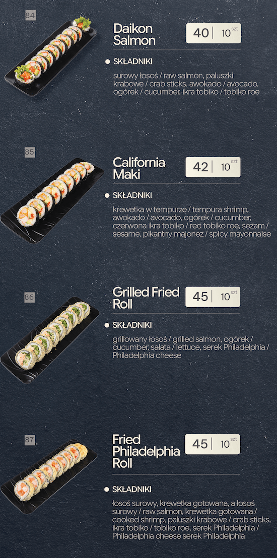 Danie sushi 18